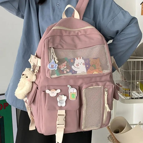 Large-Capacity Junior High School Students Take The Harajuku Backpack Trend Conceitastral