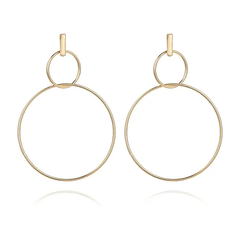 Long Size Circle Earrings and Earrings Pendant Women Conceitastral
