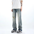 Loose Straight Ripped Jeans For Men Conceitastral