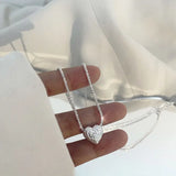 Love Sparkling Necklace Simple Women Conceitastral