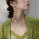 Love Sparkling Necklace Simple Women Conceitastral