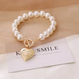 Love pearl retro necklace women Conceitastral