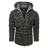 Men Warm Jacket Fleece Thick Autumn Winter Detachable Hoodies Jackets Men Slim Fit Men Clothing Conceitastral