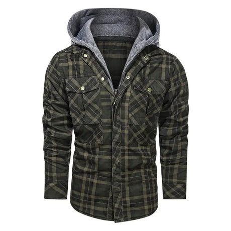 Men Warm Jacket Fleece Thick Autumn Winter Detachable Hoodies Jackets Men Slim Fit Men Clothing Conceitastral
