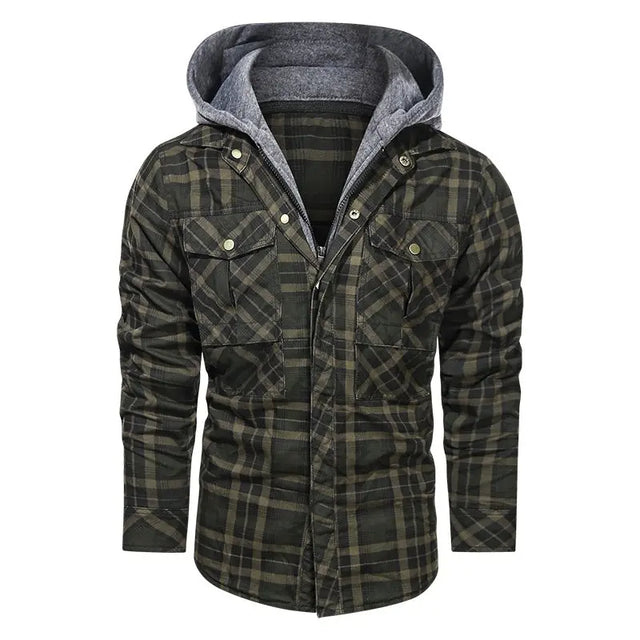 Men Warm Jacket Fleece Thick Autumn Winter Detachable Hoodies Jackets Men Slim Fit Men Clothing Conceitastral