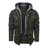 Men Warm Jacket Fleece Thick Autumn Winter Detachable Hoodies Jackets Men Slim Fit Men Clothing Conceitastral