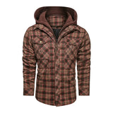 Men Warm Jacket Fleece Thick Autumn Winter Detachable Hoodies Jackets Men Slim Fit Men Clothing Conceitastral
