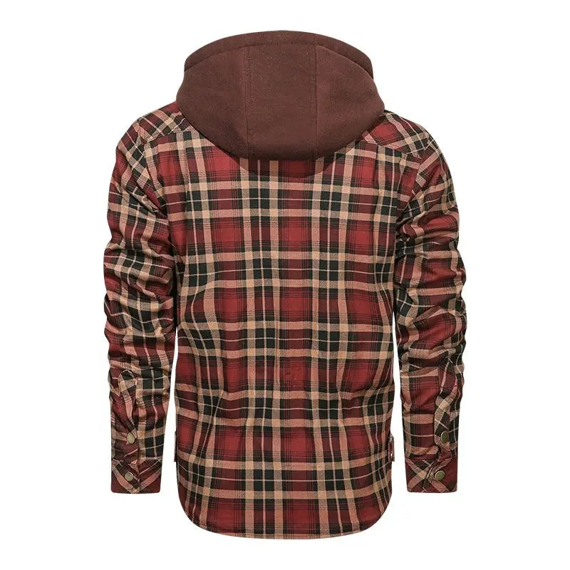 Men Warm Jacket Fleece Thick Autumn Winter Detachable Hoodies Jackets Men Slim Fit Men Clothing Conceitastral