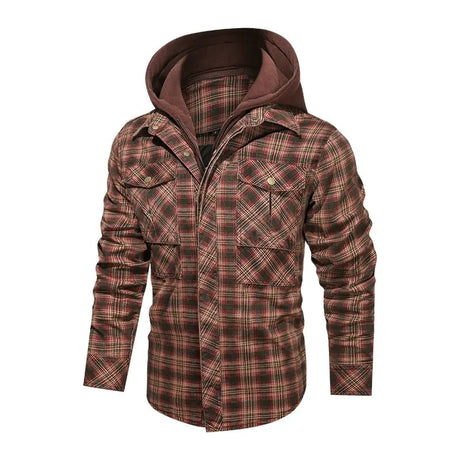 Men Warm Jacket Fleece Thick Autumn Winter Detachable Hoodies Jackets Men Slim Fit Men Clothing Conceitastral