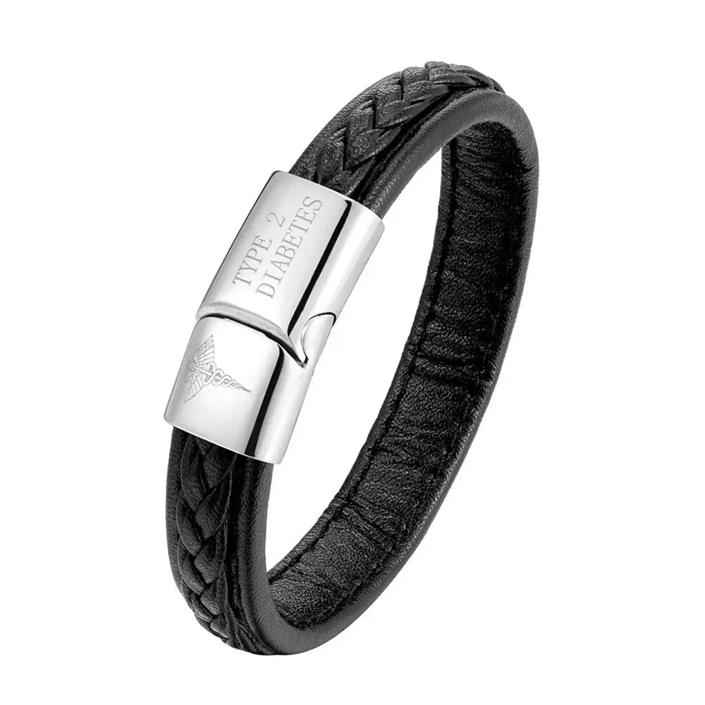 Men Women Emergency Reminder Multicolor Stainless Steel Bracelet Conceitastral