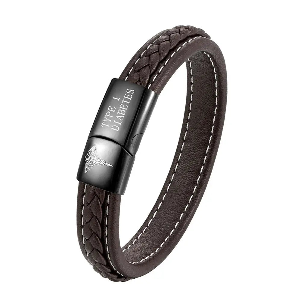 Men Women Emergency Reminder Multicolor Stainless Steel Bracelet Conceitastral