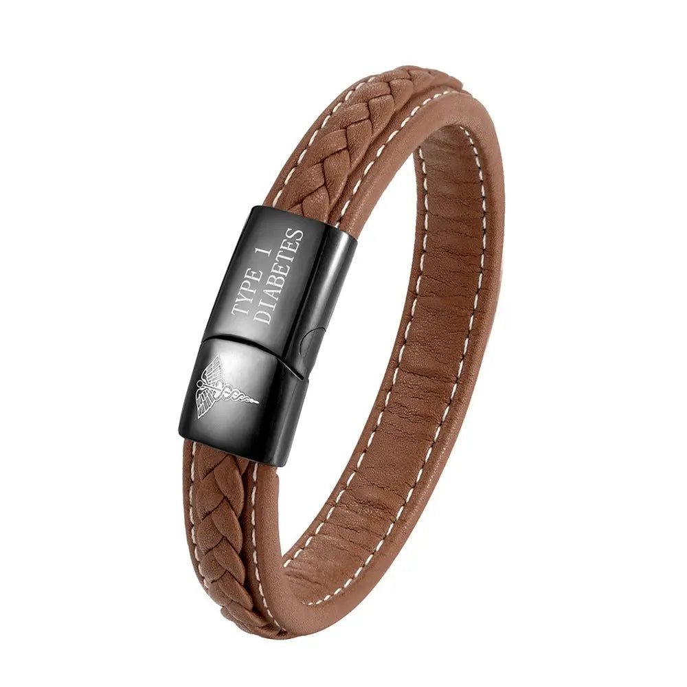 Men Women Emergency Reminder Multicolor Stainless Steel Bracelet Conceitastral