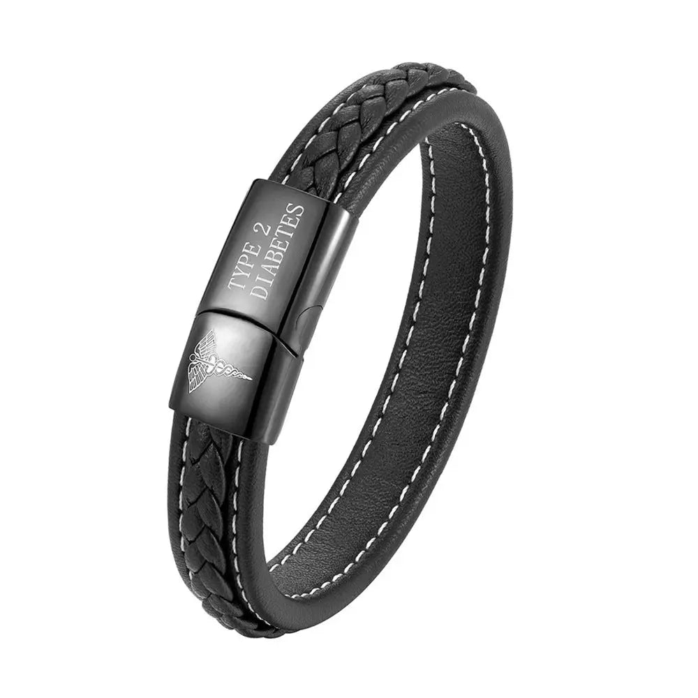 Men Women Emergency Reminder Multicolor Stainless Steel Bracelet Conceitastral