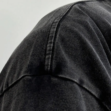 Men's American-style Retro Washed Distressed T-shirt Conceitastral