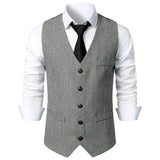 Men's British Style Vintage Suit Vest Conceitastral