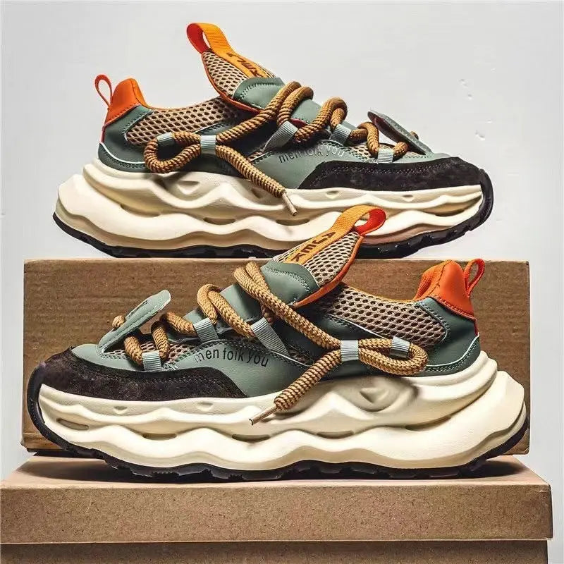 Men's Casual Sports Running Shoes With Thick Sole Conceitastral