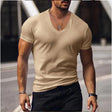 Men's Coat Solid Color Casual V-neck Conceitastral