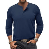 Men's Long-sleeved T-shirt Round Neck Conceitastral