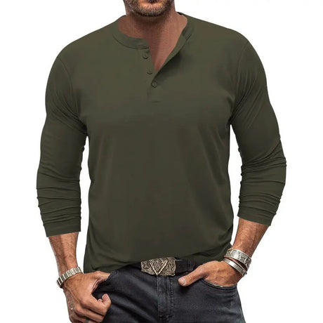 Men's Long-sleeved T-shirt Round Neck Conceitastral