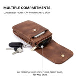 Men's PU Leather High-grade Versatile Messenger Bag Conceitastral