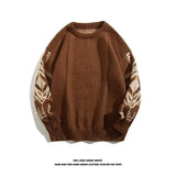 Men's Round Neck Sweater Lazy Personality Teenagers Cotton Knitwear Conceitastral
