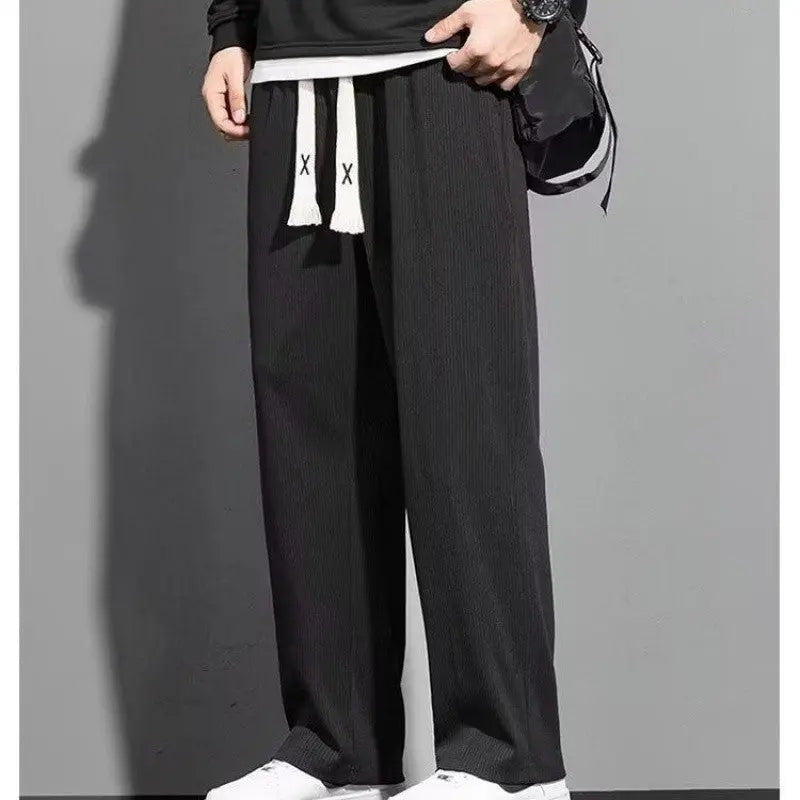 Men's Summer Thin Loose Straight Casual Trousers Conceitastral