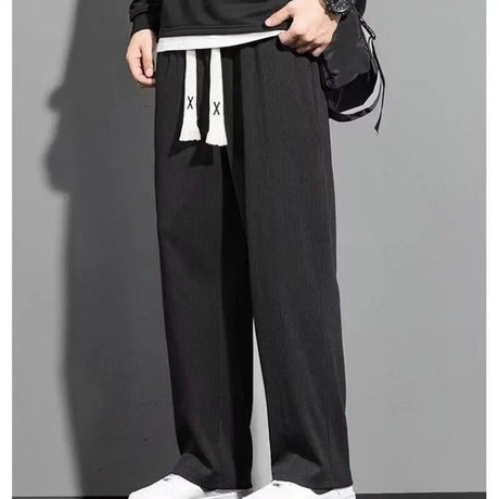 Men's Summer Thin Loose Straight Casual Trousers Conceitastral