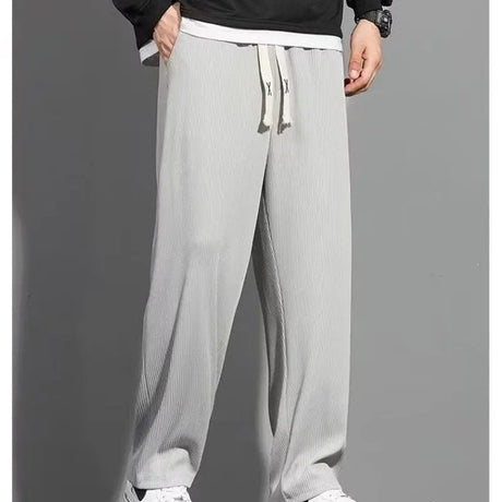Men's Summer Thin Loose Straight Casual Trousers Conceitastral