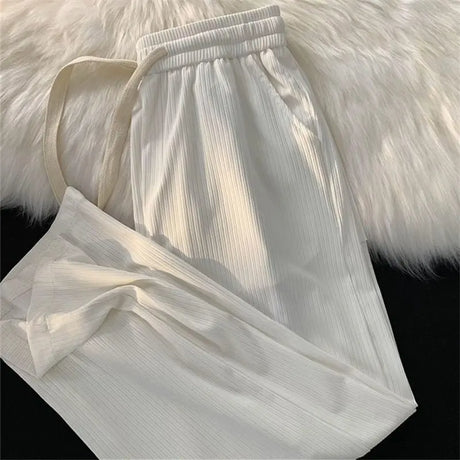 Men's Summer Thin Loose Straight Casual Trousers Conceitastral