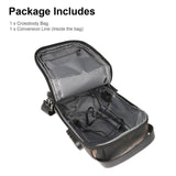 Men's Waterproof Oxford Multifunction Crossbody Bags Anti-theft Shoulder Bags Messenger Sling Chest Bag Pack For Male Sling Shoulder Crossbody Waterproof Anti-theft Chest Bag Backpack Pack USB Conceitastral