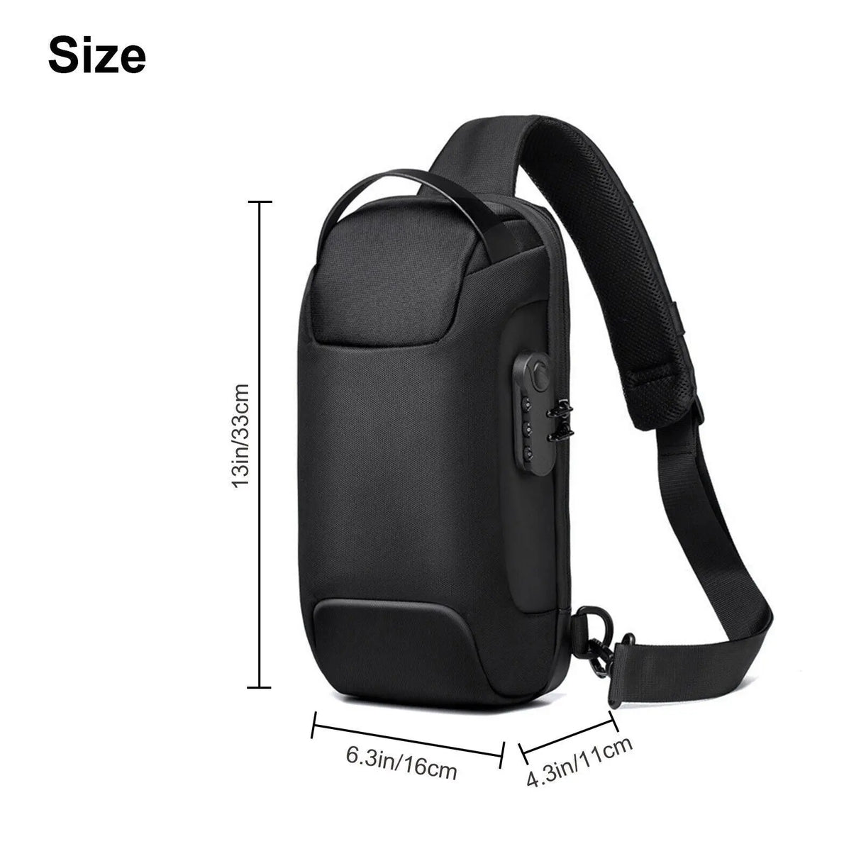 Men's Waterproof Oxford Multifunction Crossbody Bags Anti-theft Shoulder Bags Messenger Sling Chest Bag Pack For Male Sling Shoulder Crossbody Waterproof Anti-theft Chest Bag Backpack Pack USB Conceitastral