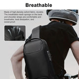 Men's Waterproof Oxford Multifunction Crossbody Bags Anti-theft Shoulder Bags Messenger Sling Chest Bag Pack For Male Sling Shoulder Crossbody Waterproof Anti-theft Chest Bag Backpack Pack USB Conceitastral
