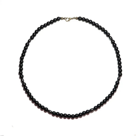 Minimalist Choker Necklace For Men Boy 6mm Small Beads Natur Conceitastral