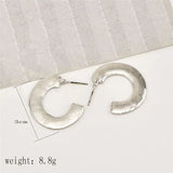 Mulheres Simples Do Vintage Brincos de Ouro Lua Conceitastral