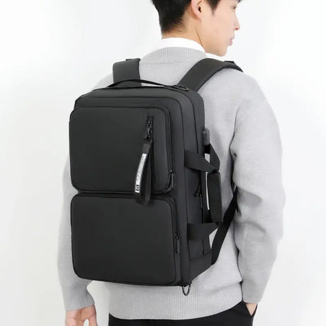 Multifunctional Backpack Large Capacity Business Laptop Bag Leisure Travel Commuter Schoolbag Portable Shoulder Bag Conceitastral