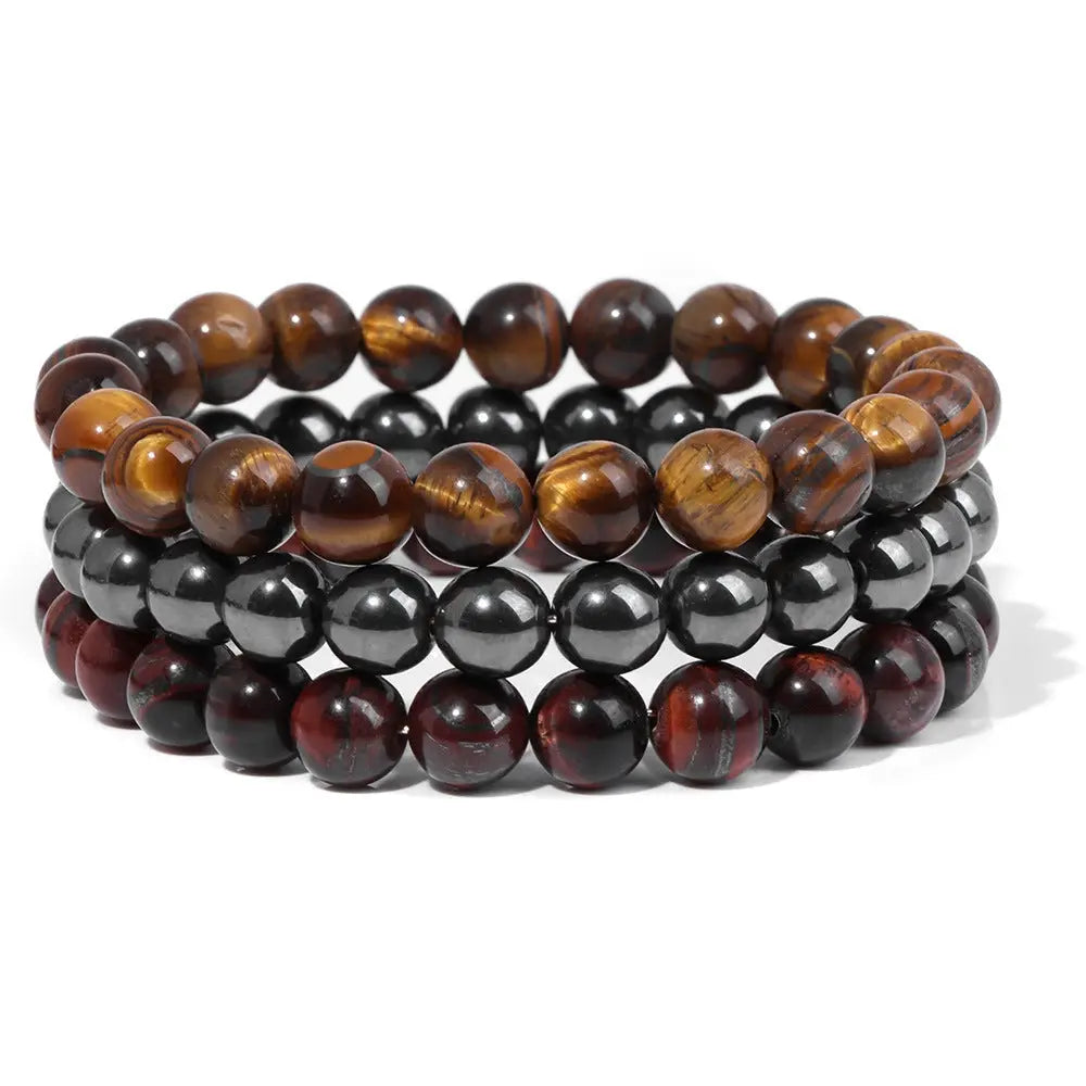 Natural Stone Bead Bracelet For Men Conceitastral