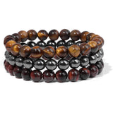 Natural Stone Bead Bracelet For Men Conceitastral