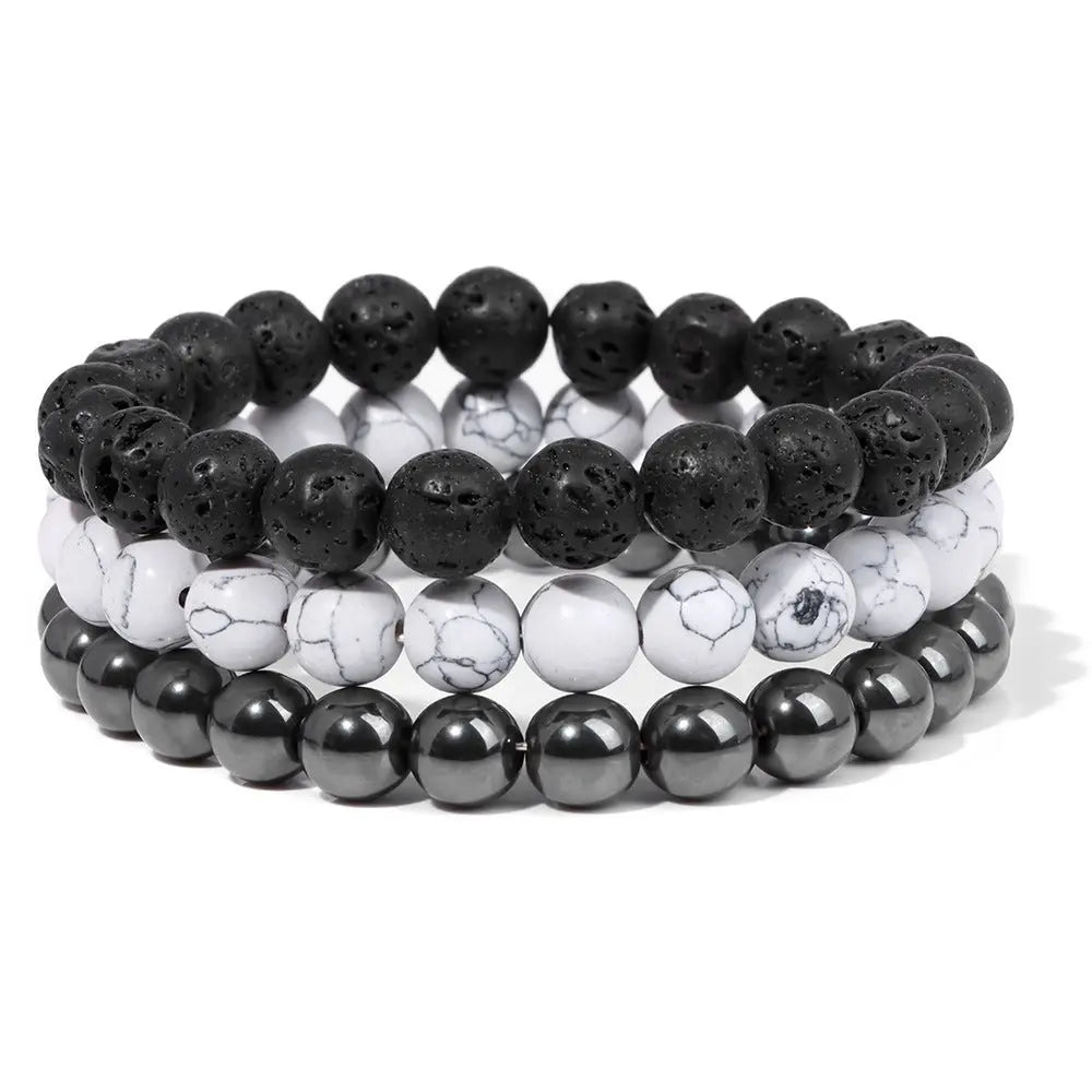 Natural Stone Bead Bracelet For Men Conceitastral