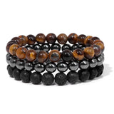 Natural Stone Bead Bracelet For Men Conceitastral