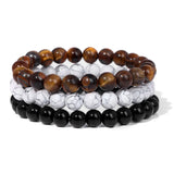 Natural Stone Bead Bracelet For Men Conceitastral