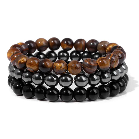 Natural Stone Bead Bracelet For Men Conceitastral