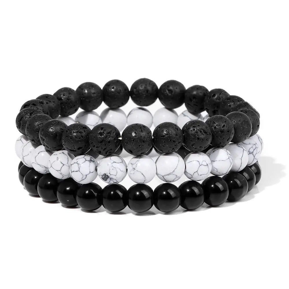 Natural Stone Bead Bracelet For Men Conceitastral