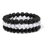 Natural Stone Bead Bracelet For Men Conceitastral