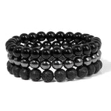 Natural Stone Bead Bracelet For Men Conceitastral