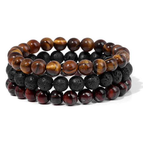 Natural Stone Bead Bracelet For Men Conceitastral