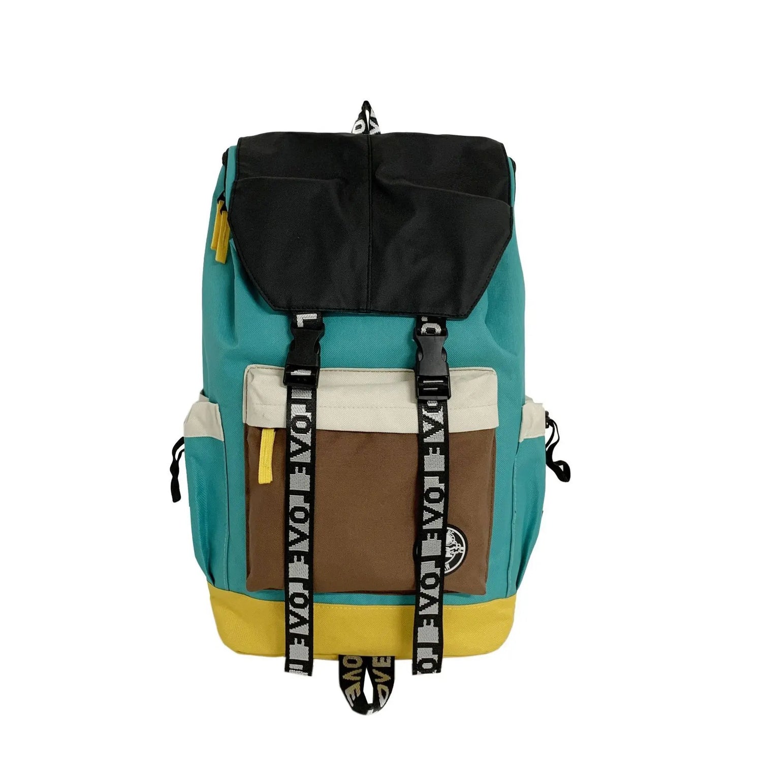 New Color Matching Backpack Fashion Outdoor Travel Bags Men Women Personality Middle Junior High School Student Schoolbags Conceitastral