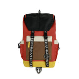 New Color Matching Backpack Fashion Outdoor Travel Bags Men Women Personality Middle Junior High School Student Schoolbags Conceitastral