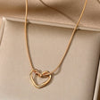 Niche Hollow Heart Necklace For Women Conceitastral