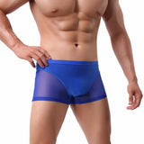 Nude Feel Comfortable Men's Stitching Thin Ice Silk Boxers Conceitastral