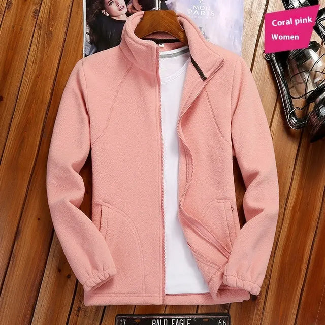 Outdoor Sports Women's Fleece Cardigan Sweater Fleece Top Conceitastral